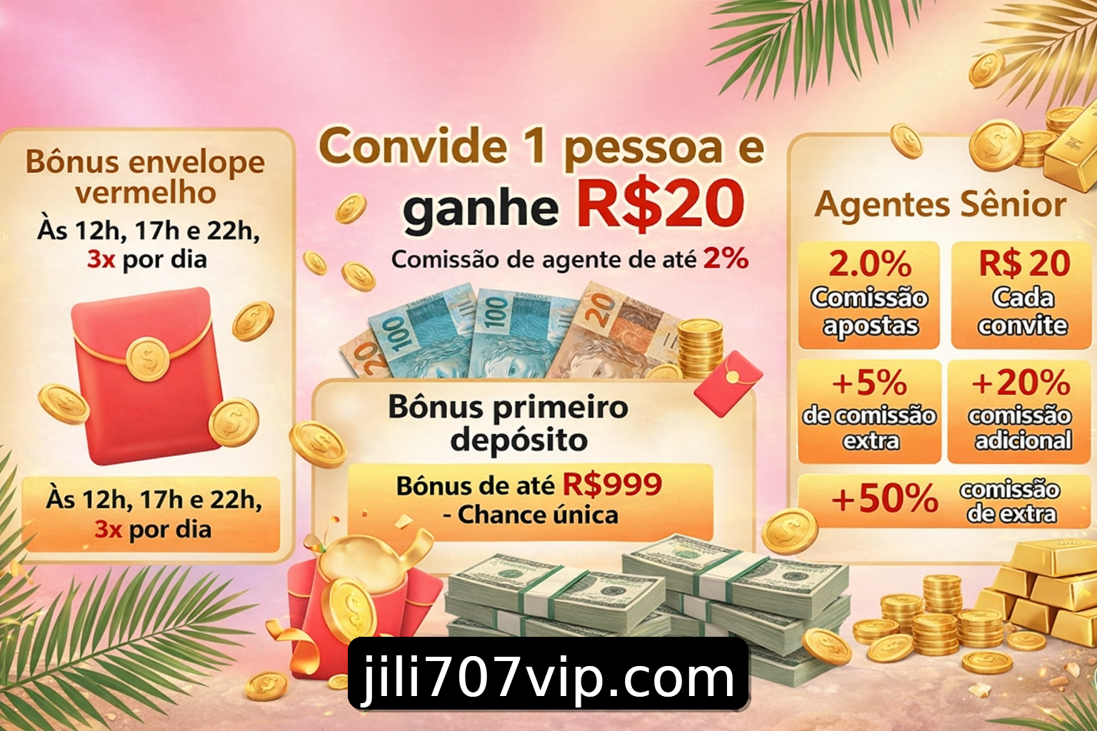 Banner do Bônus do Casino jili707